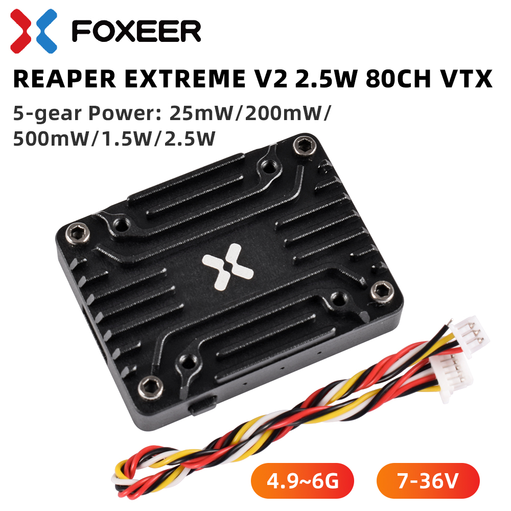 (super discount) Foxeer 4.9-6G - Foxeer Reaper Extreme 2.5W Vtx ulasan dan harga
